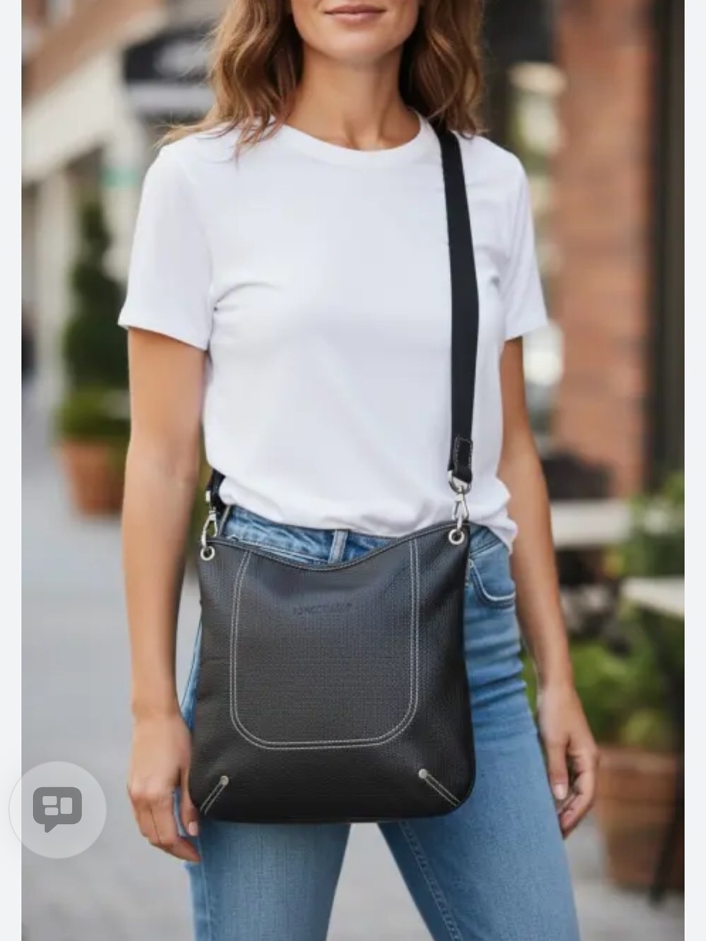 Authentic Longchamp crossbody bag